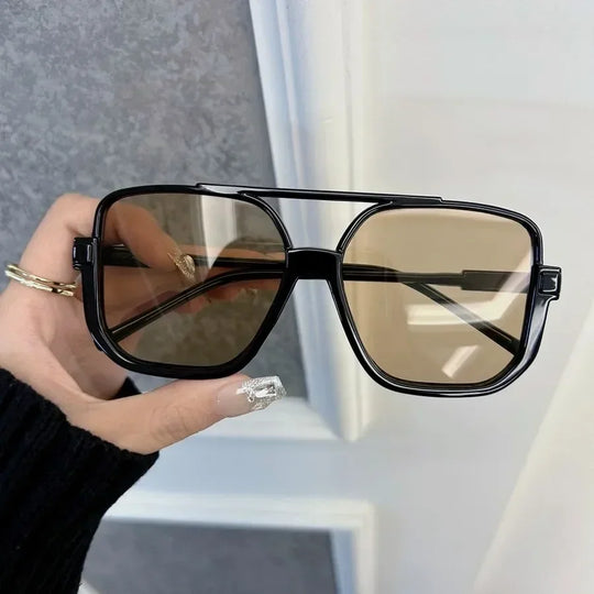 G Style Oversized Rectangle Sunglasses Unisex UV400 Fashion Eyewear