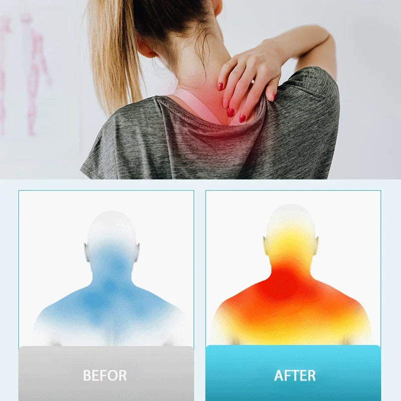 G Active Neck &amp; Shoulder Massager with Heat Adjustable Kneading Massage Pillow for Home Use