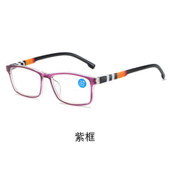 New fashion printing anti-blue presbyopic glasses spring leg presbyopic glasses HD presbyopic glasses for the elderly