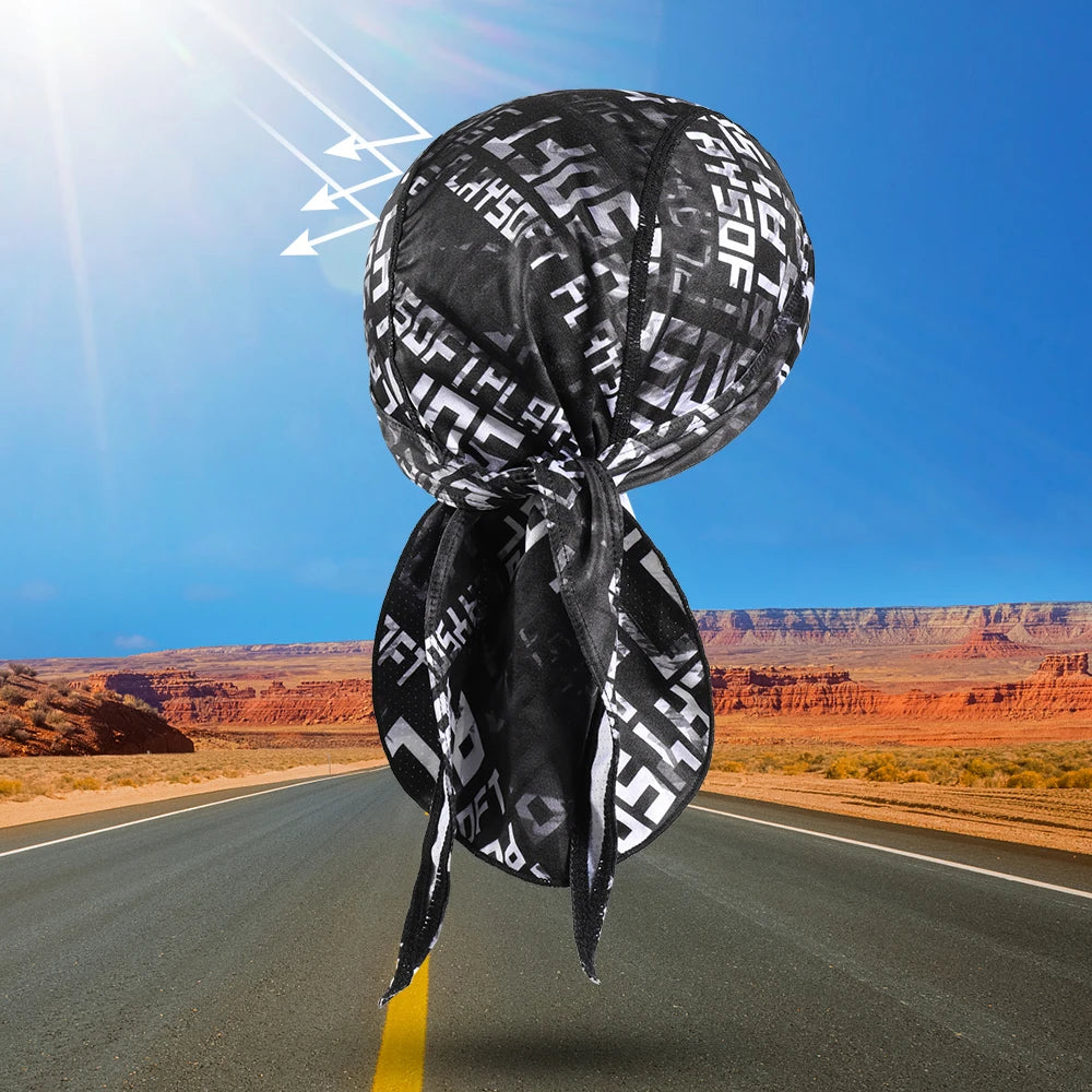 G Active Quick-Dry Cycling Bandana Cap Breathable Sports Head Wrap Helmet Liner (1 or 2 Pack)