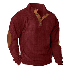 Europe and The United States New Men's Outdoor Jacket Autumn and Winter Corduroy Casual Stand Collar Long Sleeve Hoodie S-5XL