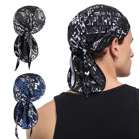 G Active Quick-Dry Cycling Bandana Cap Breathable Sports Head Wrap Helmet Liner (1 or 2 Pack)