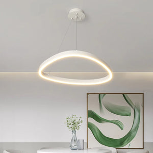 G Living Modern LED Ring Chandelier Contemporary Ceiling Light for Living Room, Dining Room & Bedroom