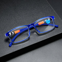 Men Ultra Light Reading Eyewear Fashion Printed Anti Blue Reading Glasses Women Spring Leg Presbyopic Glasses 1.0 To 4.0