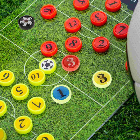 G Active Football &amp; Basketball Coaching Board Magnets Numbered Soccer Strategy Markers