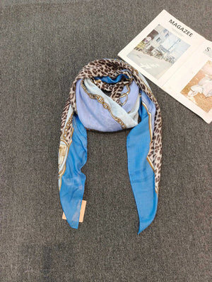 G Style European Print Scarf Soft Versatile Shawl & Lightweight Fashion Wrap
