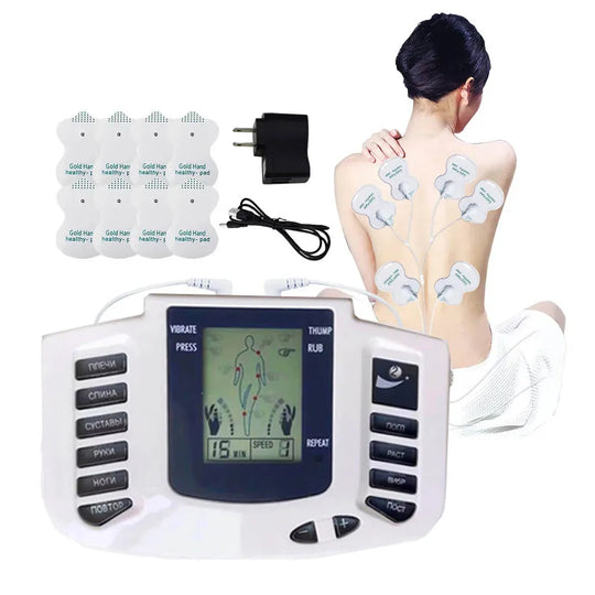 G Active Electric TENS Body Massager Portable Muscle Massage Device for Neck, Back &amp; Feet