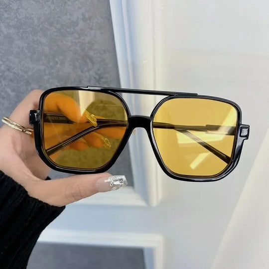 G Style Oversized Rectangle Sunglasses Unisex UV400 Fashion Eyewear