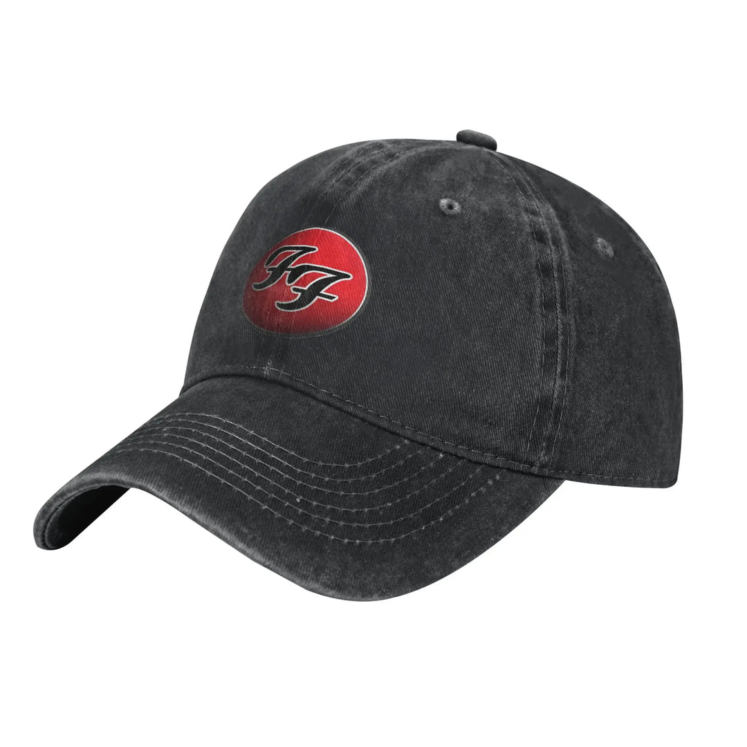 G Style Vintage Washed Denim Baseball Cap Adjustable Unisex Distressed Casual Hat