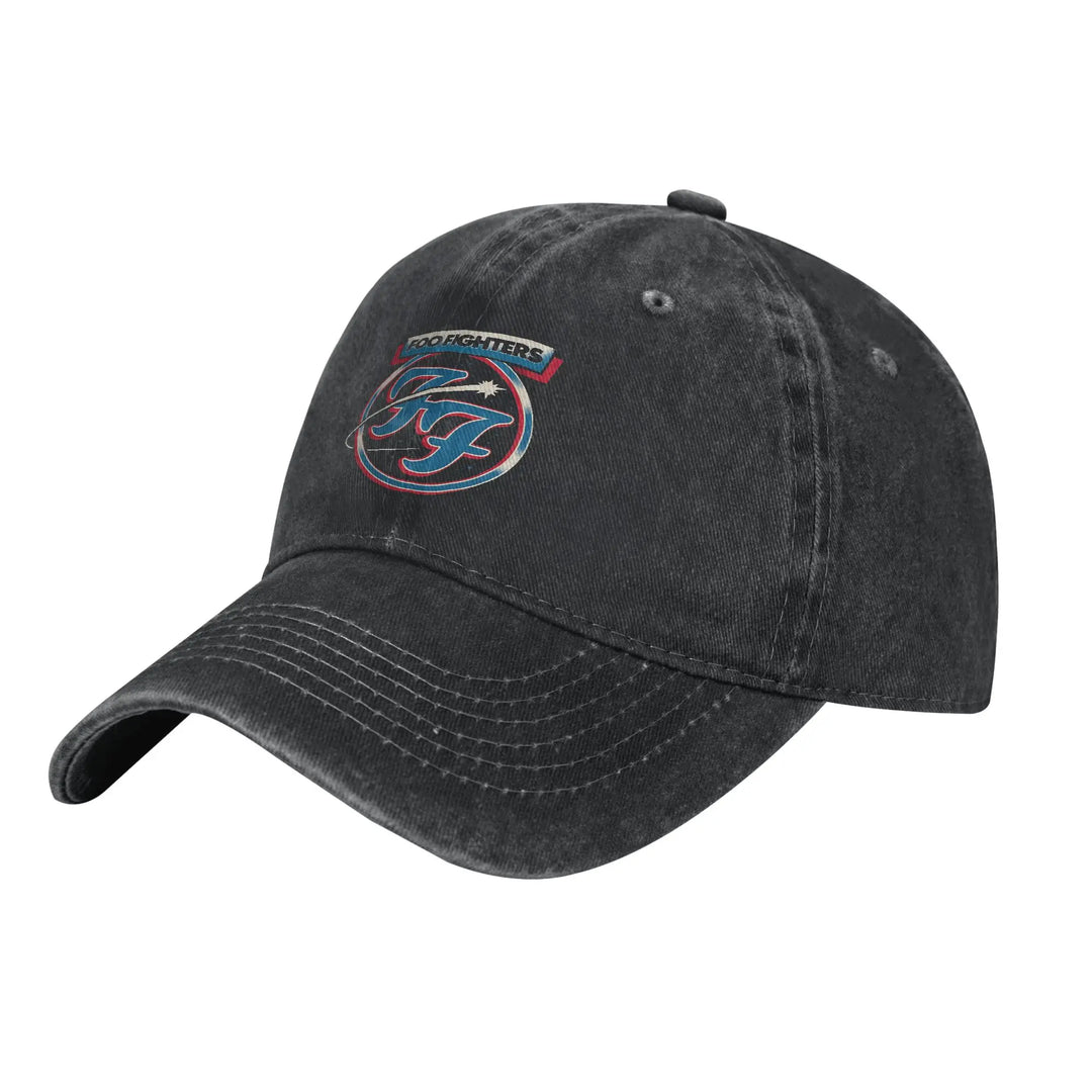 G Style Vintage Washed Denim Baseball Cap Adjustable Unisex Distressed Casual Hat