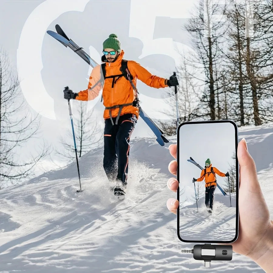 G Creator Wireless Lavalier Microphone for iPhone &amp; Android Clip-On Noise Reduction Mic for Streaming, Vlogging &amp; Recording