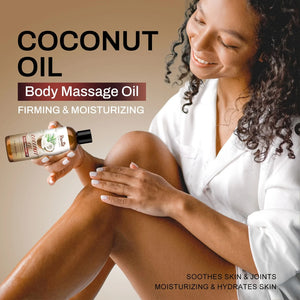 G Active Coconut Body Massage Oil Nourishing Massage Oil with Long-Lasting Coconut Fragrance