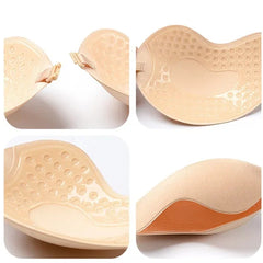 Women Invisible Push Up Bra Backless Strapless Bra Seamless Front Closure Bralette Underwear Women Self-Adhesive Silicone Sticky
