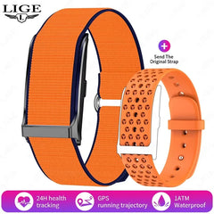 LIGE No Screen Smart Watch Heart Rate Blood Pressure Monitor  Men Women Smartwatch Pedometer Sports Tracker Electronic Bracelets