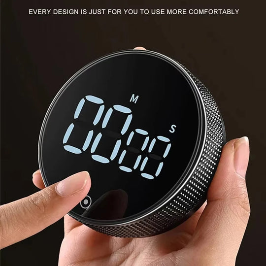 G Workspace DINRGO Magnetic Kitchen Timer Digital Rotary Countdown Cooking Timer