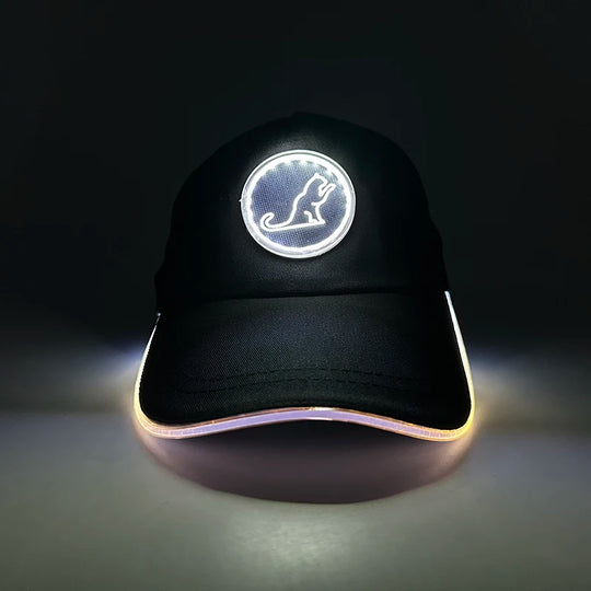 G Costume LED Light-Up Baseball Cap Flashing Adjustable Party, Festival &amp; Cosplay Hat