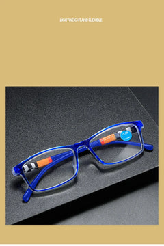 Men Ultra Light Reading Eyewear Fashion Printed Anti Blue Reading Glasses Women Spring Leg Presbyopic Glasses 1.0 To 4.0