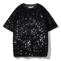 Shiny Hiphop Luxury Short Sleeve T-Shirts